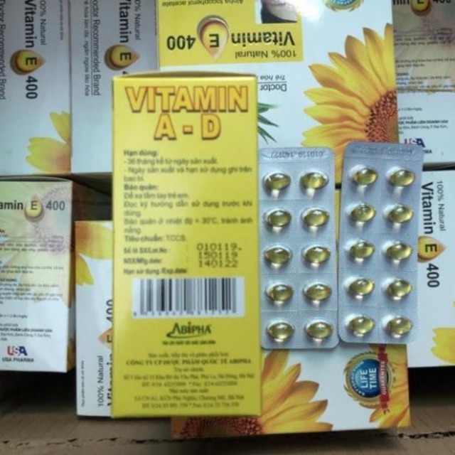 Vitamin A D Giúp phòng ngừa thiếu vitamin A,D cho trẻ em , phụ nữ đang mang thai hoặc cho con bú