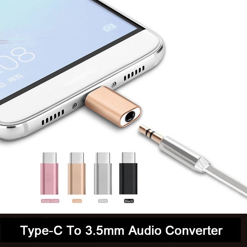 Cáp chuyển đổi âm thanh Type-C sang 3.5mm cho điện thoại Huawei