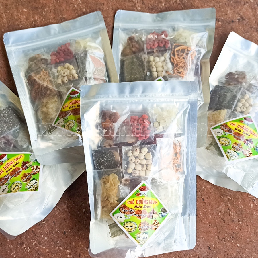 400gr Chè Dưỡng Nhan 13 Vị Dễ Nấu Giải Nhiệt Thơm Ngon Loại Cao Cấp
