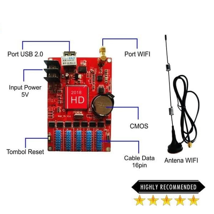 Bộ Điều Khiển Usb Wifi Hd-W62 Hub 75 Thẻ