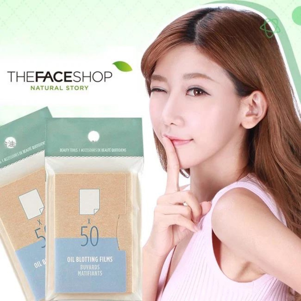 Giấy Thấm Dầu The Face Shop Daily Beauty Tools Oil Blotting Films TFS 50 tờ
