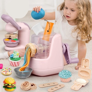 Bộ đồ chơi máy làm mì, máy làm kem, máy làm hamburger bằng đất nặn - đất sét cao cấp không độc hại