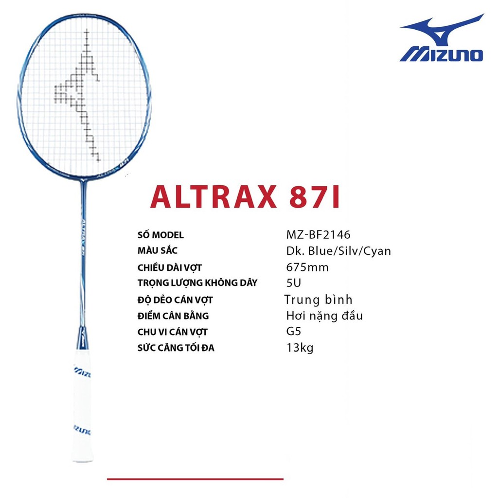 Vợt cầu lông Mizuno ALTRAX 87i (chính hãng)