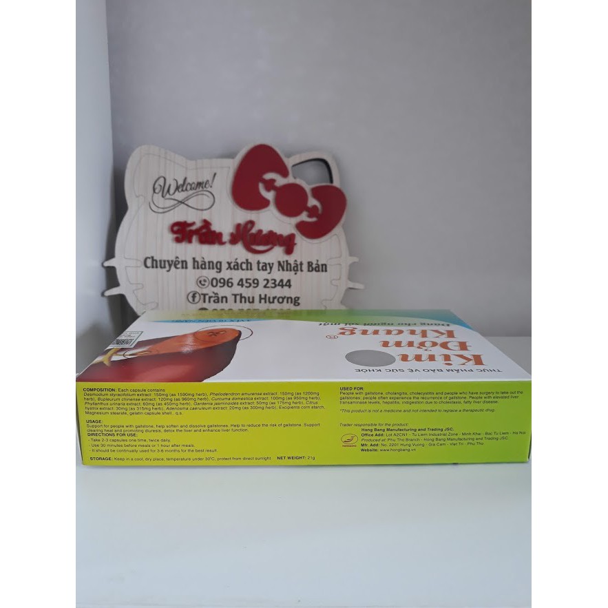 KIM ĐỞM KHANG + QUÀ TẬNG CỦA HÃNG (tăng cường sức khỏe gan mật)