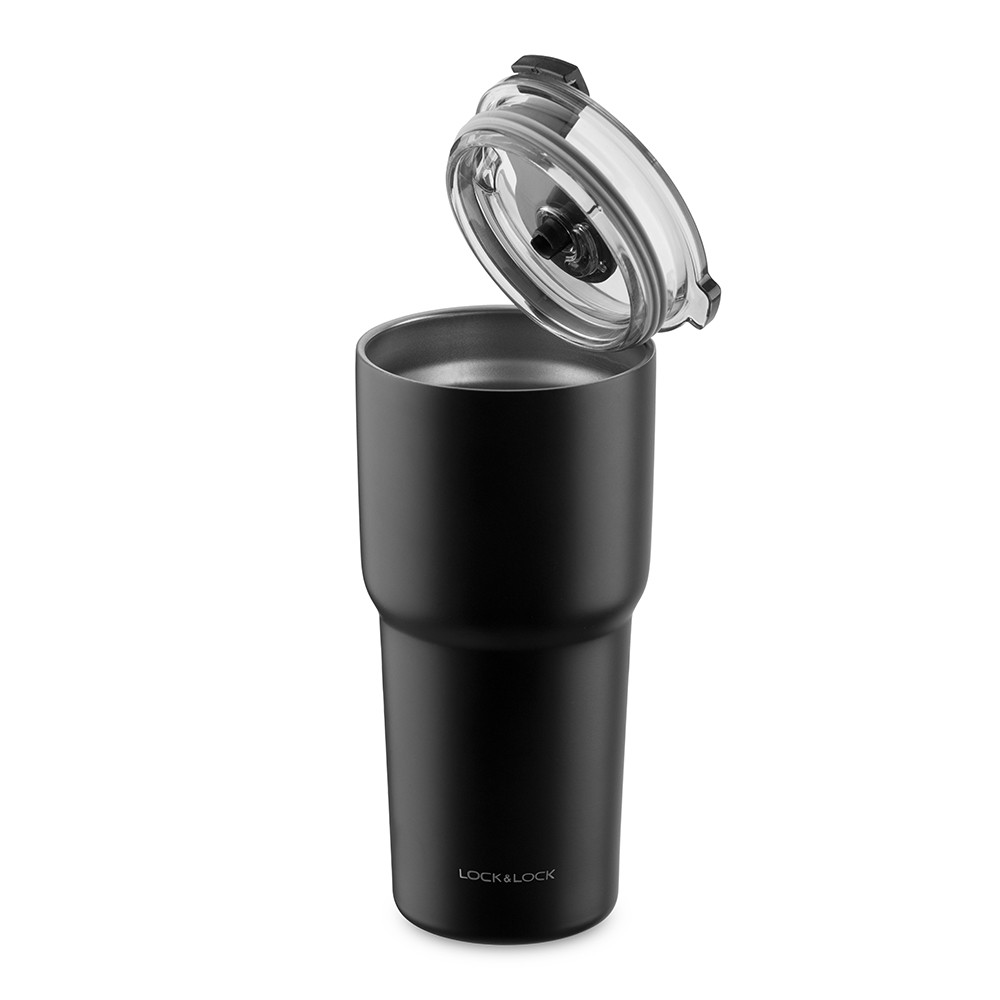 Bình giữ nhiệt Lock&Lock Swing tumbler - 350ml, màu đen LHC4179BLK