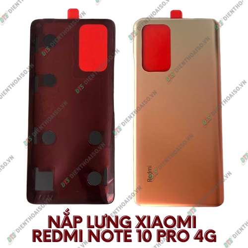 Nắp lưng xiaomi redmi note 10 pro 4g xanh dương ,vàng đồng, xám đen