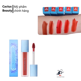 ( New Ver 5 + Ver 6 ) Son kem lì  Black Rouge Air Fit Velvet Tint Color Blueming On Your Lips