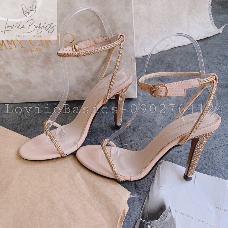 SANDAL CAO GÓT LOVIIE BASICS- GUỐC SANDAL NỮ 7 PHÂN - SANDAL NỮ ĐẾ NHỌN - GIÀY CAO GÓT QUAI NGANG NHUYỄN G200728