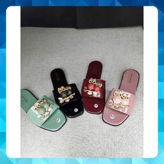 Dép bánh mì hình mèo size nữ màu cam màu hồng màu vang kute