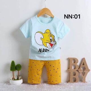 Combo bộ đồ cotton cho bé