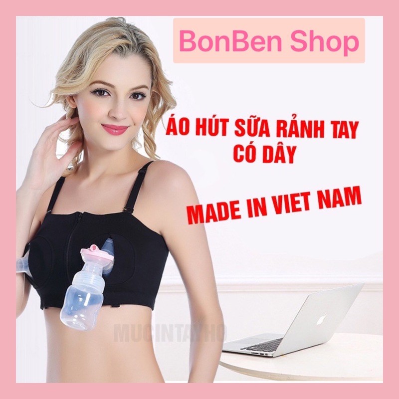 [FREESHIP] Áo vắt sữa rảnh tay, Áo hút sữa kèm dây