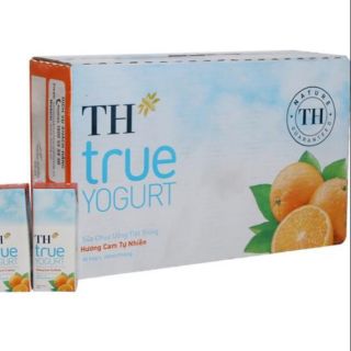 Thùng Sữa TH True Milk Hương Cam 48 Hộp 180 ml