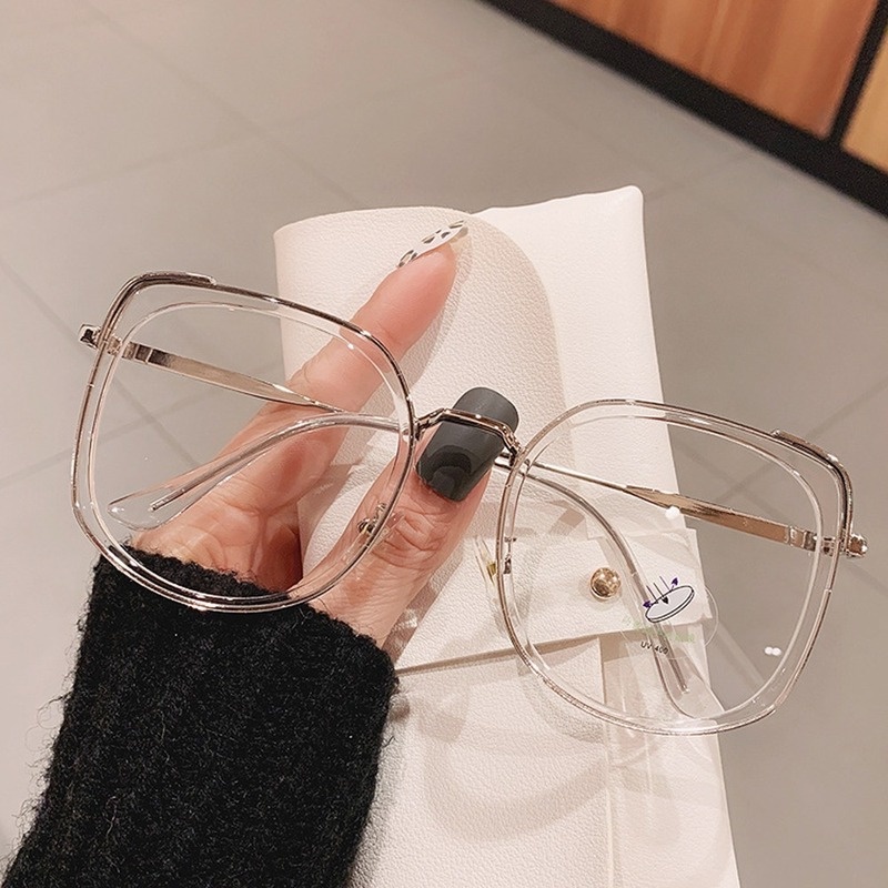 Mắt kính gọng vuông phong cách cổ điển thời trang cho nam/ nữ