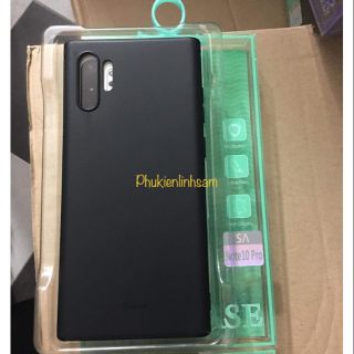 Ốp lưng dẻo Ou Case cho Galaxy Note 10 Plus/ Note 10+ chống bẩn, vân tay ( Đen)