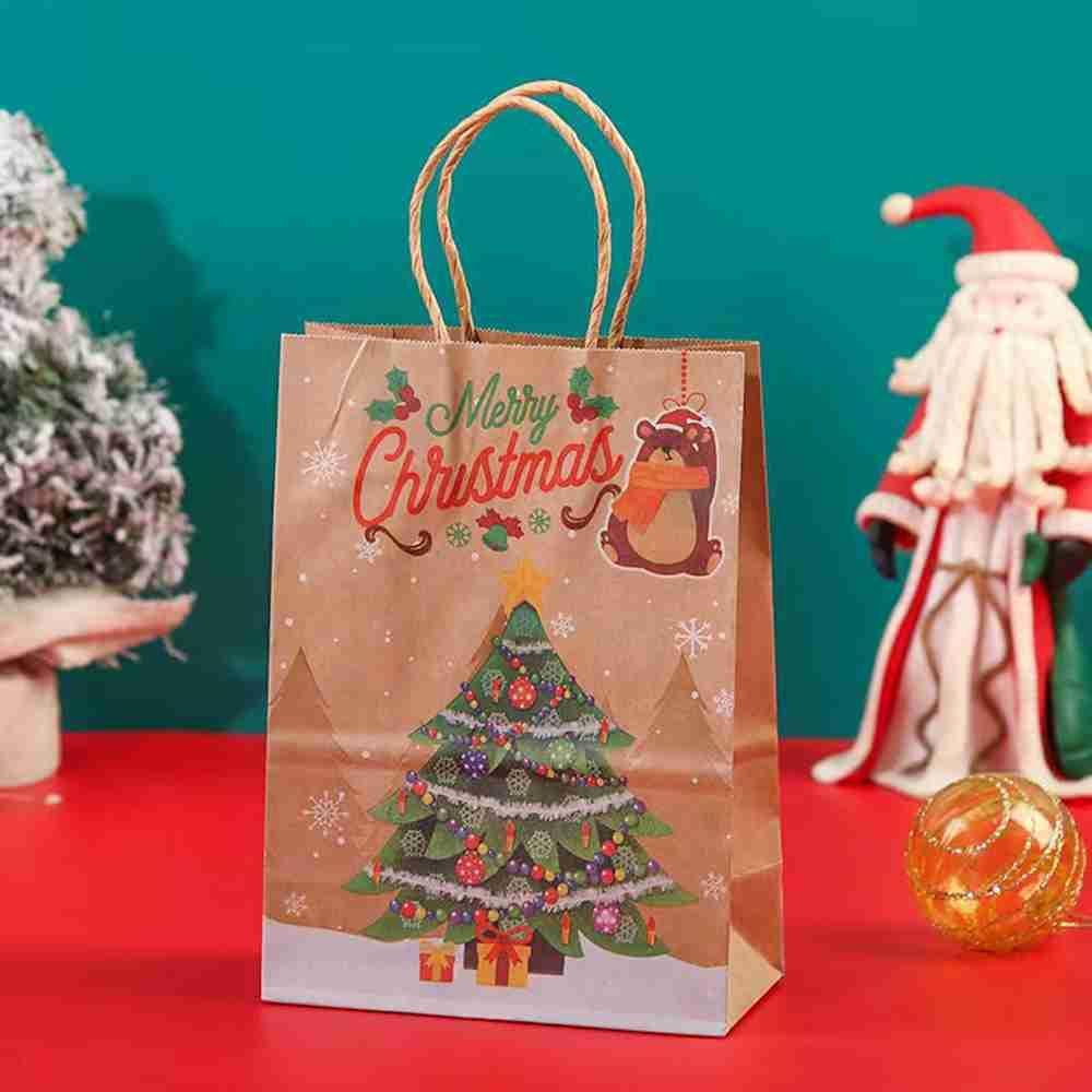 Túi Giấy Đựng Kẹo Giáng Sinh Hình Bông Tuyết