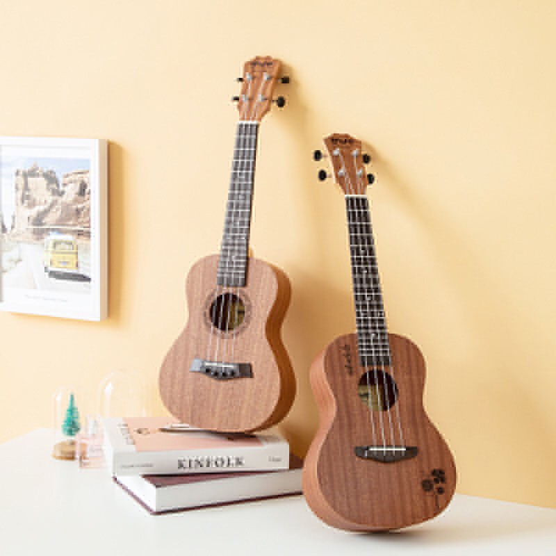 Đàn Ukulele Concert Size 23inch Gỗ Kèm Bao Đựng Đàn Và Full Phụ Kiện