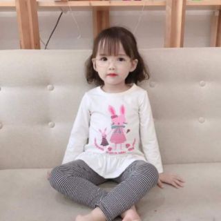 Sale Bộ bánh bèo cotton siêu đẹp cho bé gái