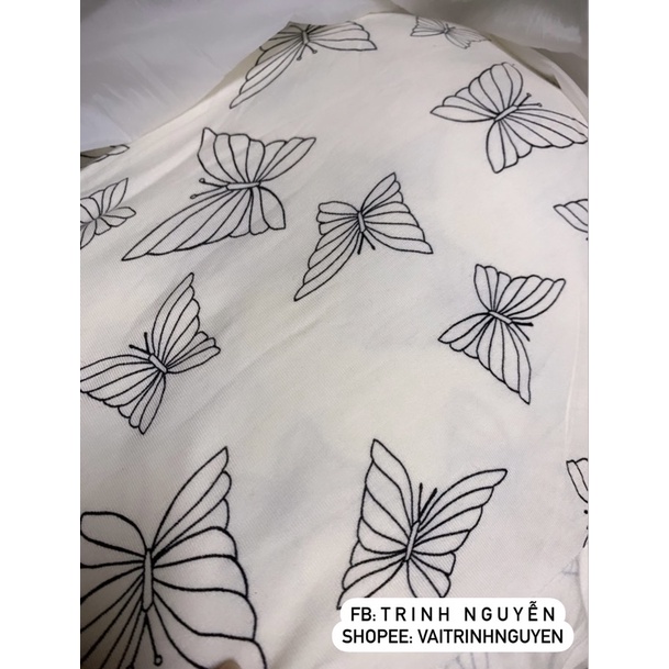 Vải Cotton Lụa (1 mét)
