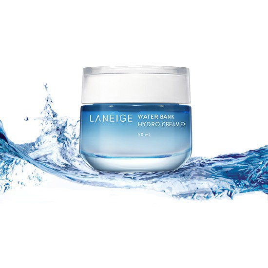 [Mẫu mới 2019] Kem dưỡng ẩm chuyên sâu Laneige Water Bank Moisture/ Hydro cream EX