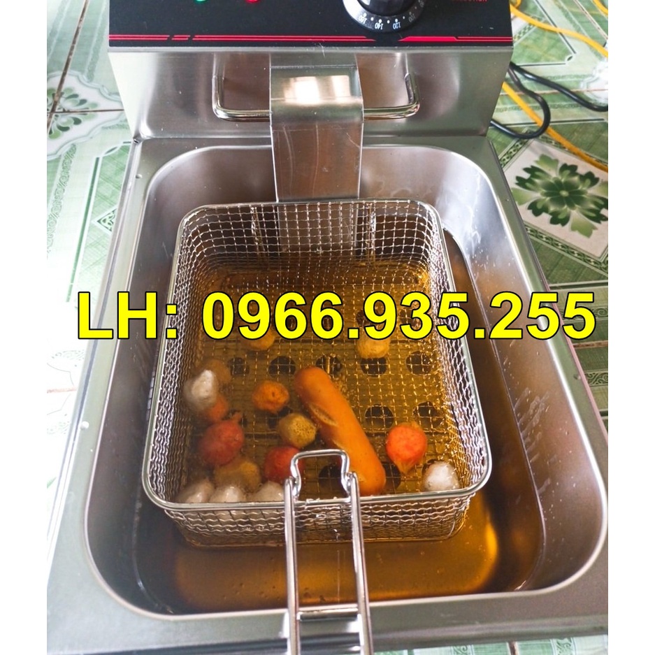 Bếp chiên nhúng đơn cao cấp 6 Lít, hàng chuẩn chính hãng