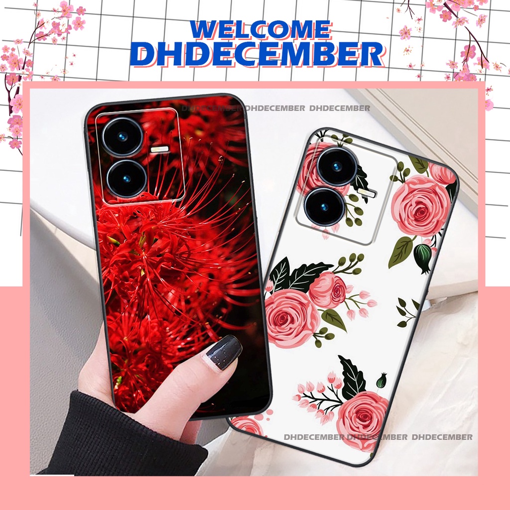 Ốp lưng Vivo Y22S 2022 - BẢO VỆ CAMERA in hình hoa xinh xắn, hiện đại , thời trang ,phong cách
