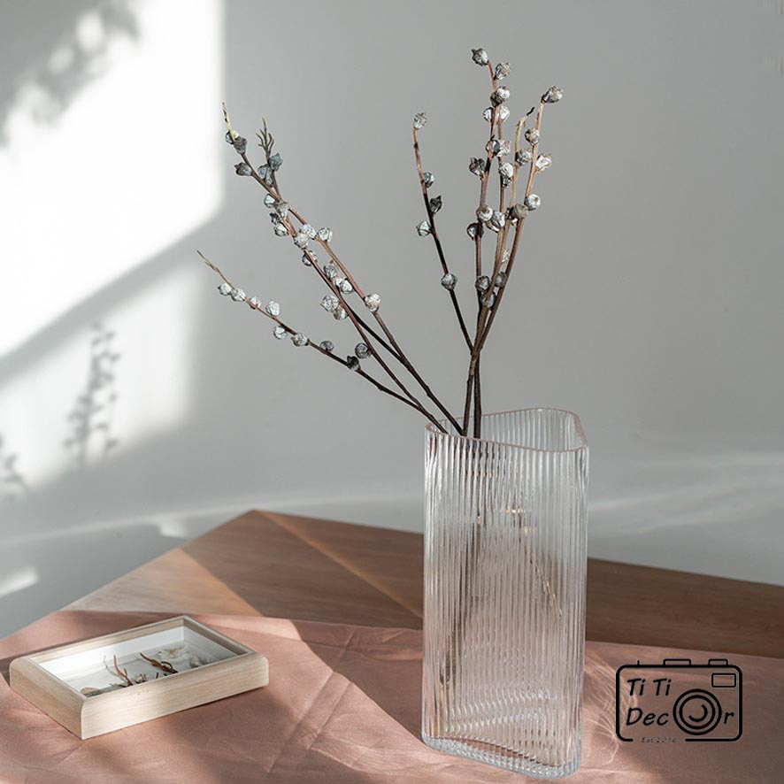 Bó Hoa Bạch Đàn Khô Decor TiTi Decor Cắm Bình Hoa Hoa Khô Trang Trí Phòng Khách Phong Cách Bắc Âu