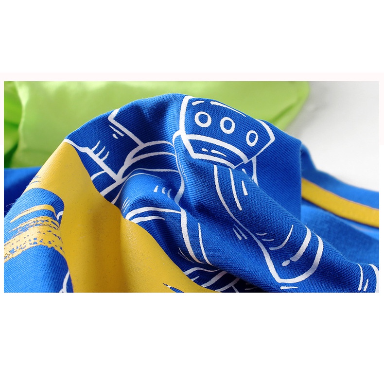 Áo thun bé trai size đại TrueKids, Áo thun ngắn tay bé trai in hình phi hành gia mùa hè 2022