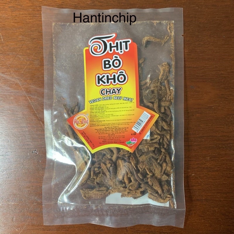Khô Bò Nướng Sả 50 gr Chay Âu Lạc