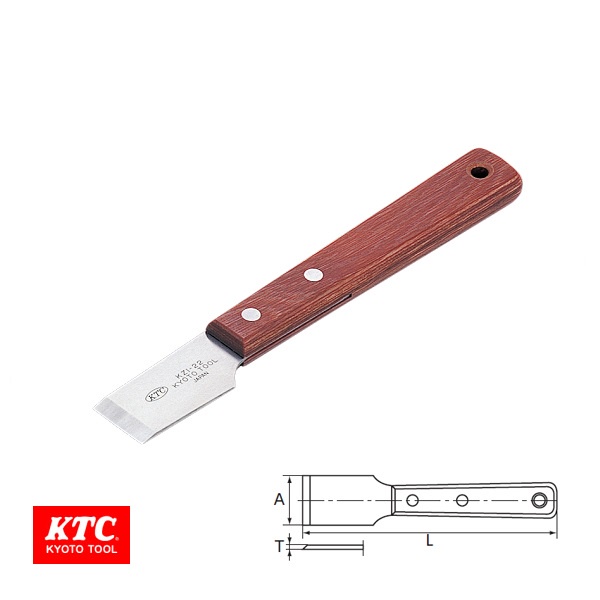 Dao cạo gioăng máy KTC nhật KZ1-22 lưỡi rộng 22mm - Made in Japan