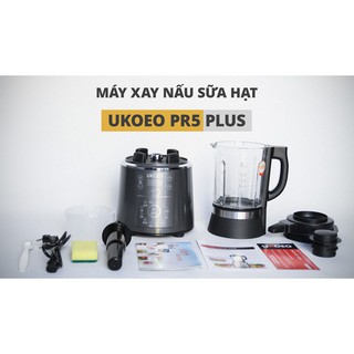 CỐI THỦY TINH MÁY LÀM SỮA HẠT UKOEO PR5 PLUS