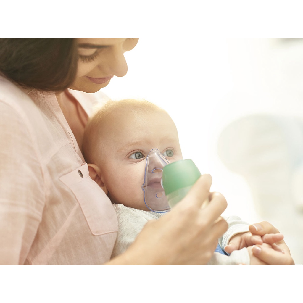 Máy xông mũi họng, phun khí dung OMRON DuoBaby™ thiết kế đặc biệt cho trẻ sơ sinh
