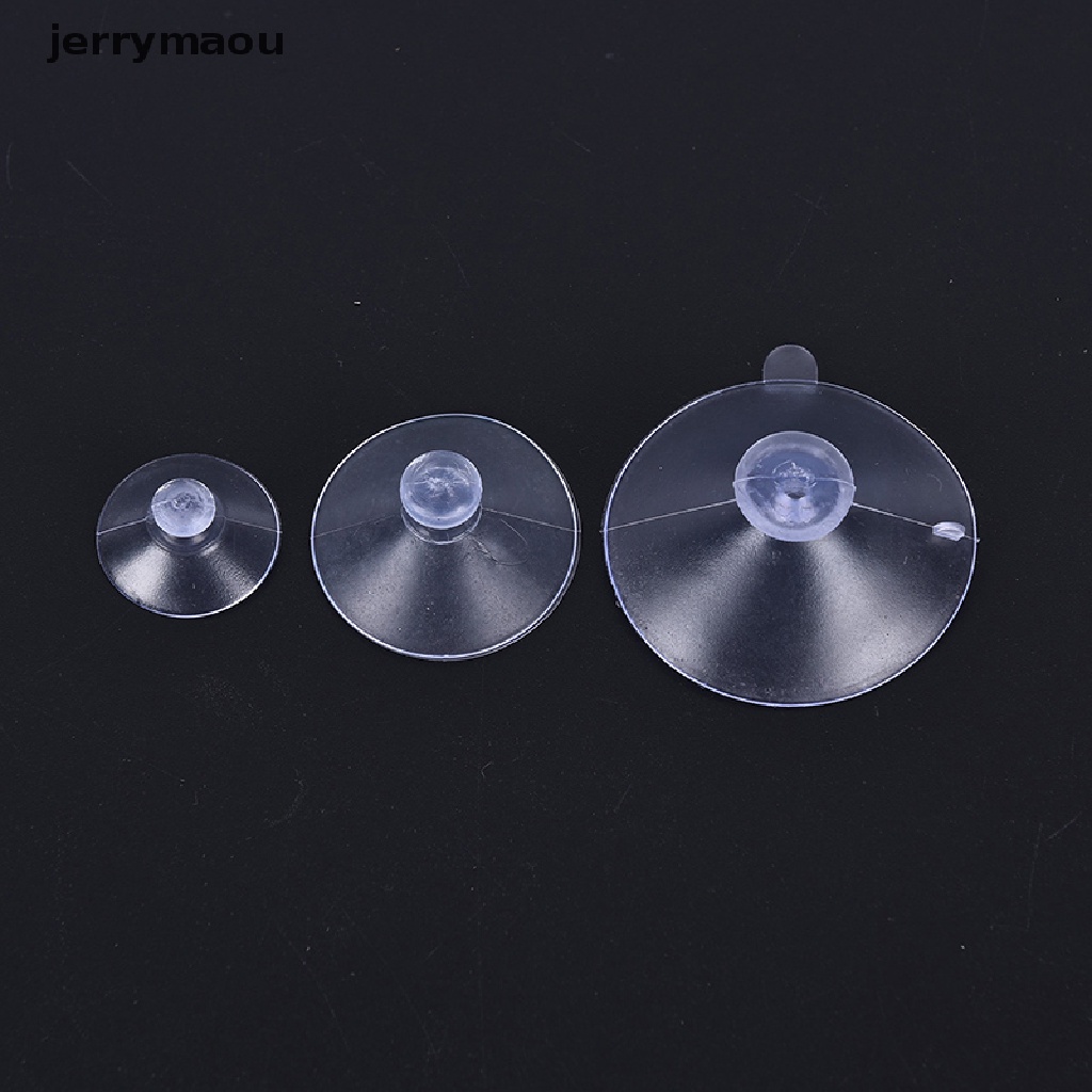 Set 50 Nút Hít Trong Suốt Hình Nấm DIY Trang Trí Nhà Cửa