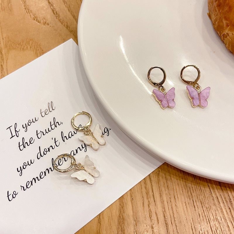 Bông Tai Hình Bướm Thời Trang Mùa Hè Xinh Xắn Cho Nữ