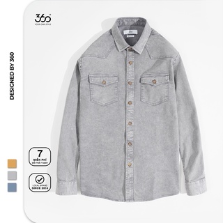 Áo sơ mi kaki dài tay nam local brand 360 BOUTIQUE chất cao cấp - SDKTK207