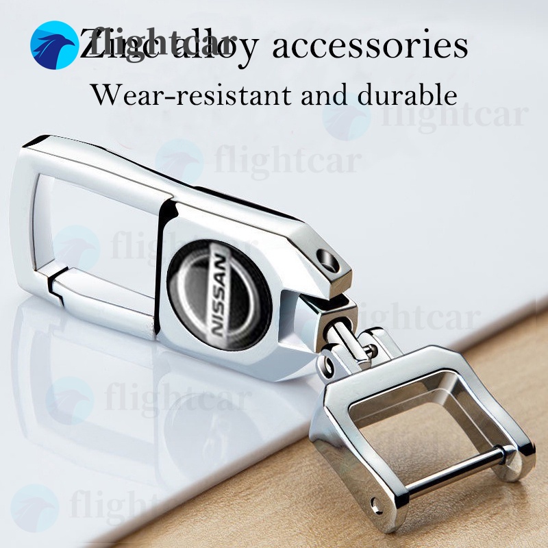 NISSAN Móc Khóa Kim Loại Hình Logo Xe Hơi Sành Điệu Thời Trang