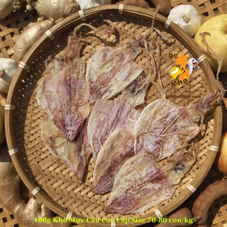 Mực Khô Câu ĐỆ NHẤT KHÔ Size 70-80 con/kg 100g, Hàng Cao Cấp Xuất Khẩu, Dày Ngọt Thơm Ngon, Hàng Mới, Đặc Sản Phan Thiết