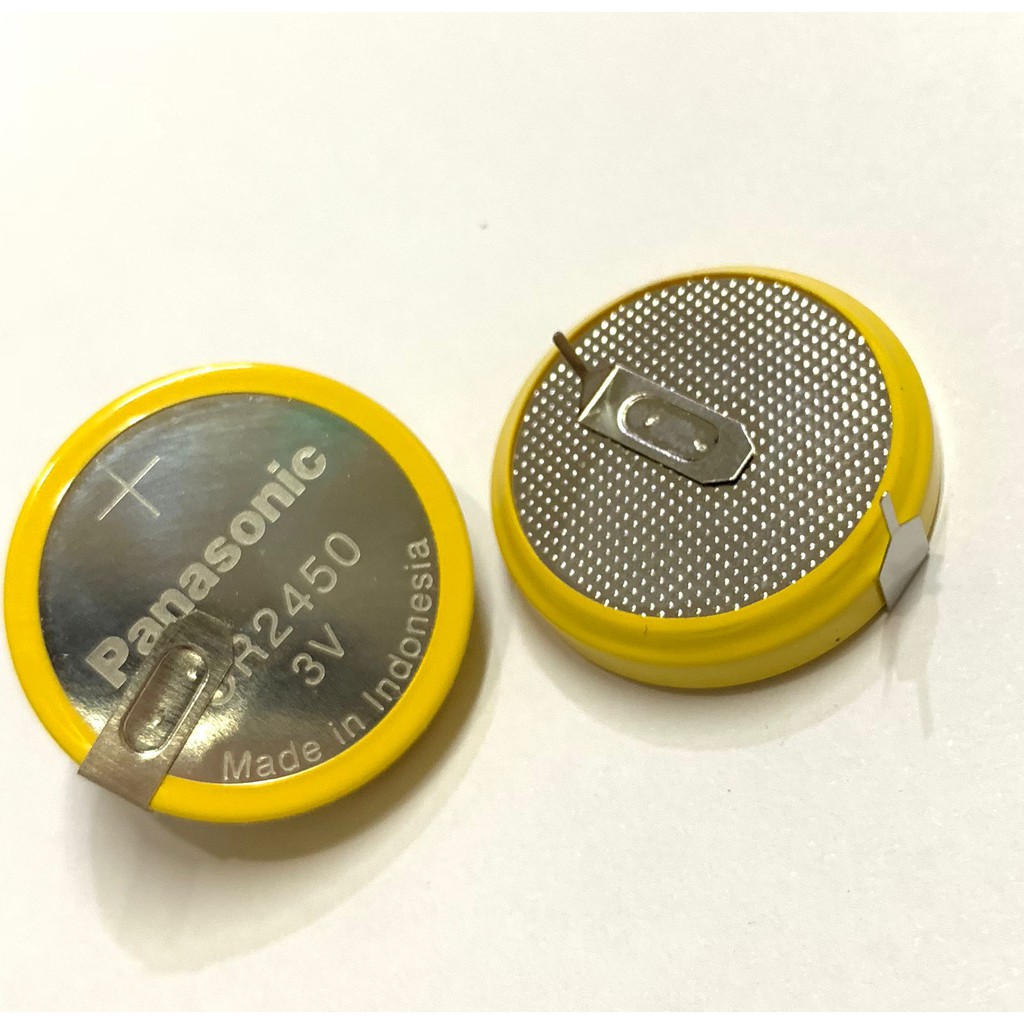 Pin nồi cơm điện Panasonic CR2450 / H1AN 3V chân hàn 20mm