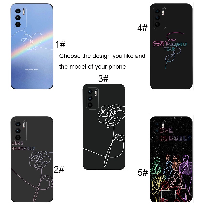 Ốp Điện Thoại Dẻo In Hình BTS LOVE YOURSELF Mới Cho Samsung Galaxy A11 A12 A22 A32 M21 M30s J4 Core A82 A9