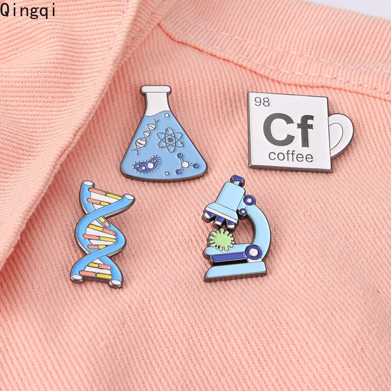 Ghim cài áo Miss Zoe hình kính hiển vi hoạt hình sáng tạo cho trẻ