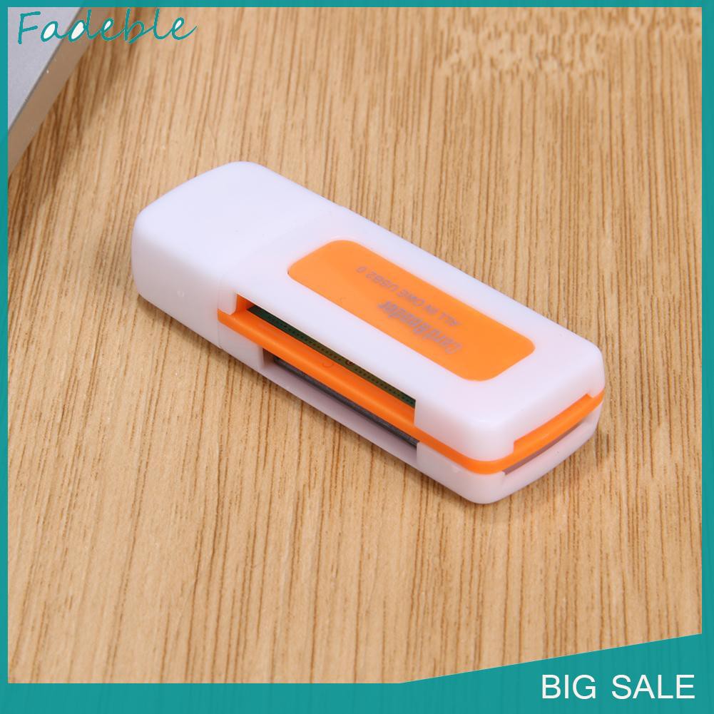 Đầu Đọc Thẻ Nhớ Sd / Mmc Tf Ms M2 Với 4 Khe Cắm Usb 2.0