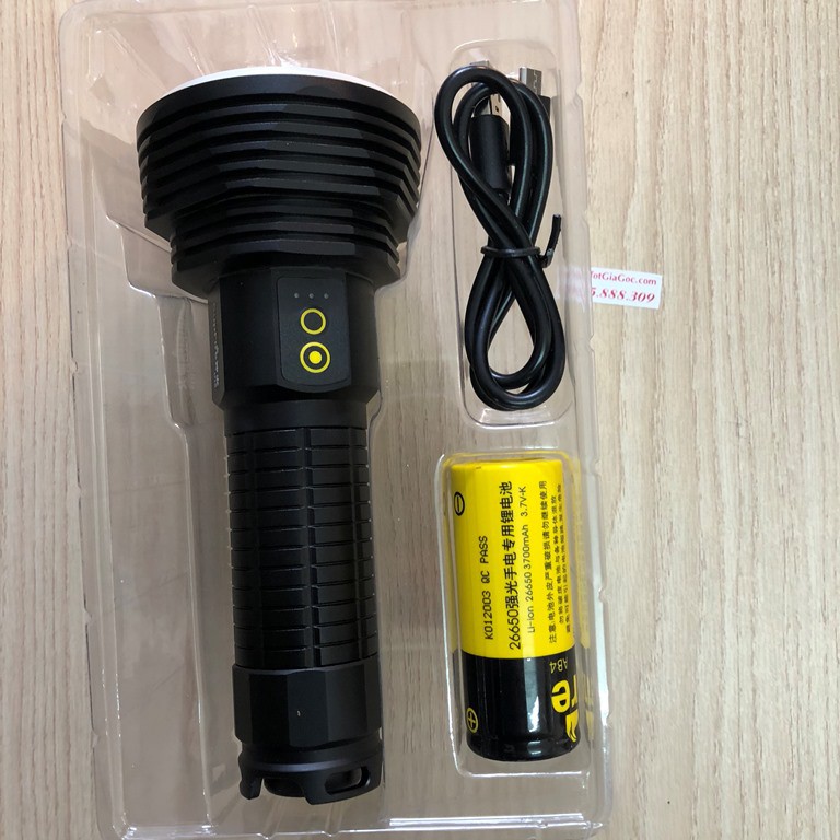 Đèn pin Supfire D10 đa năng, Pin to cực khỏe – (mã DP56)