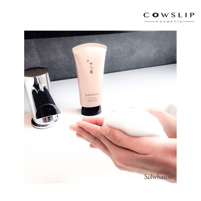 Sữa rửa mặt cấp ẩm, chống lão hóa thông đỏ sulwhasooo timetriasure extra creamy cleansing foam ex