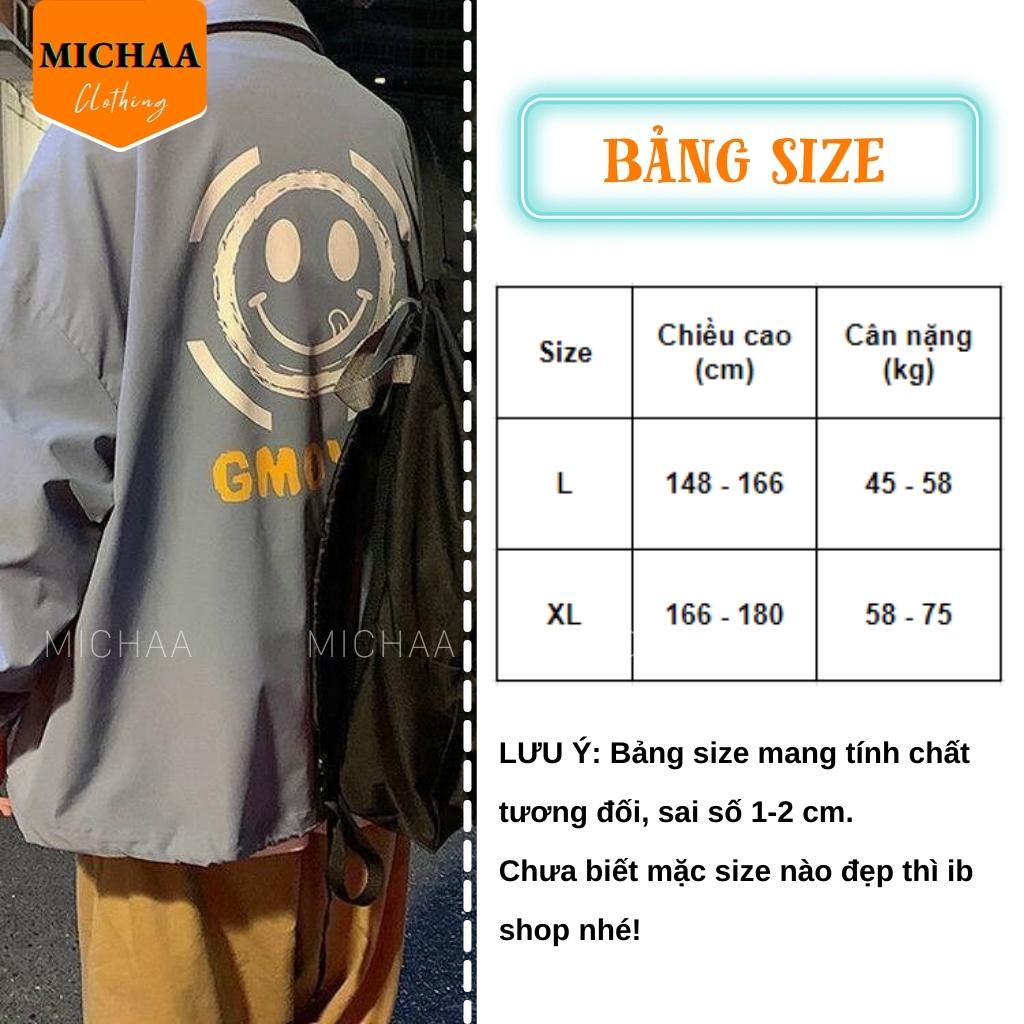 Áo Khoác Bomber Dù GMOYD Nam Nữ Ulzzang Unisex Form Rộng Thể Thao Jacket - MICHAA