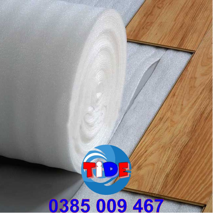 [Cuộn 150m x 50cm] Xốp chống sốc 2mm lót bọc hàng hóa – Màng xốp Foam dùng lót nền trong thi công sàn gỗ - Bọc đồ gốm sứ