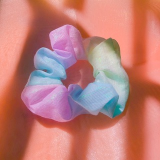 Cột tóc Scrunchies cầu vòng hai mẫu