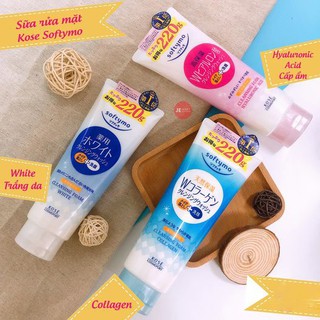 Sữa rửa mặt Kose Softymo Nhật Bản 220g