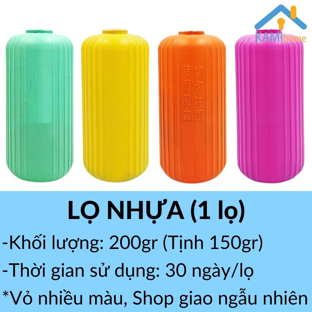 Lọ thả bồn cầu  tạo hương thơm nhẹ khử mùi chống ố vàng mã 70001