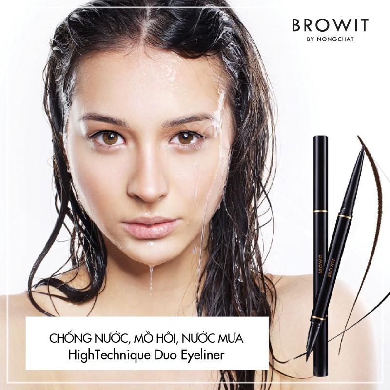 Bút Kẻ Mắt 2 Đầu Sắc Nét và Chống Nước Browit Hightechnique Duo Eyeliner 0.5ml + 0.14g | BigBuy360 - bigbuy360.vn