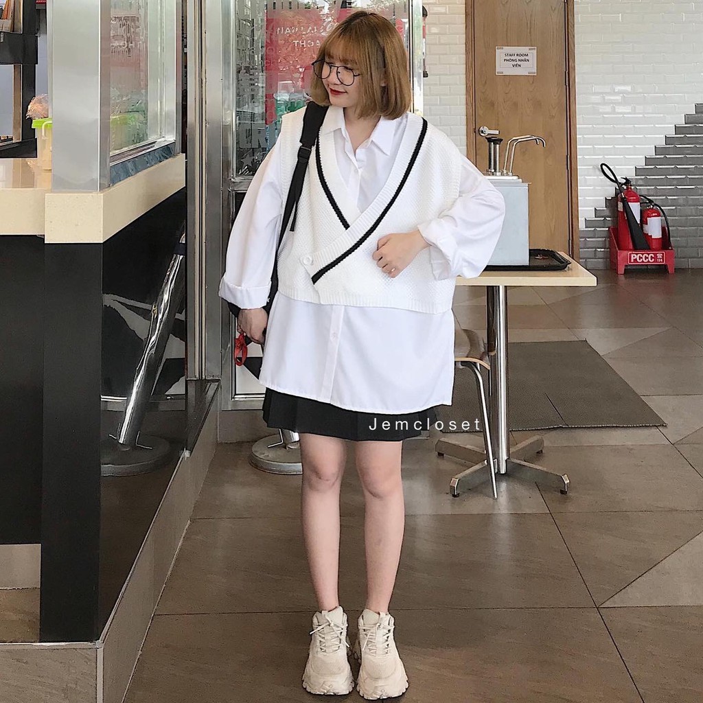 [Mã FADIRECT20 giảm 20K đơn 150K] Chân Váy Caro SANHI Xếp Li-3265