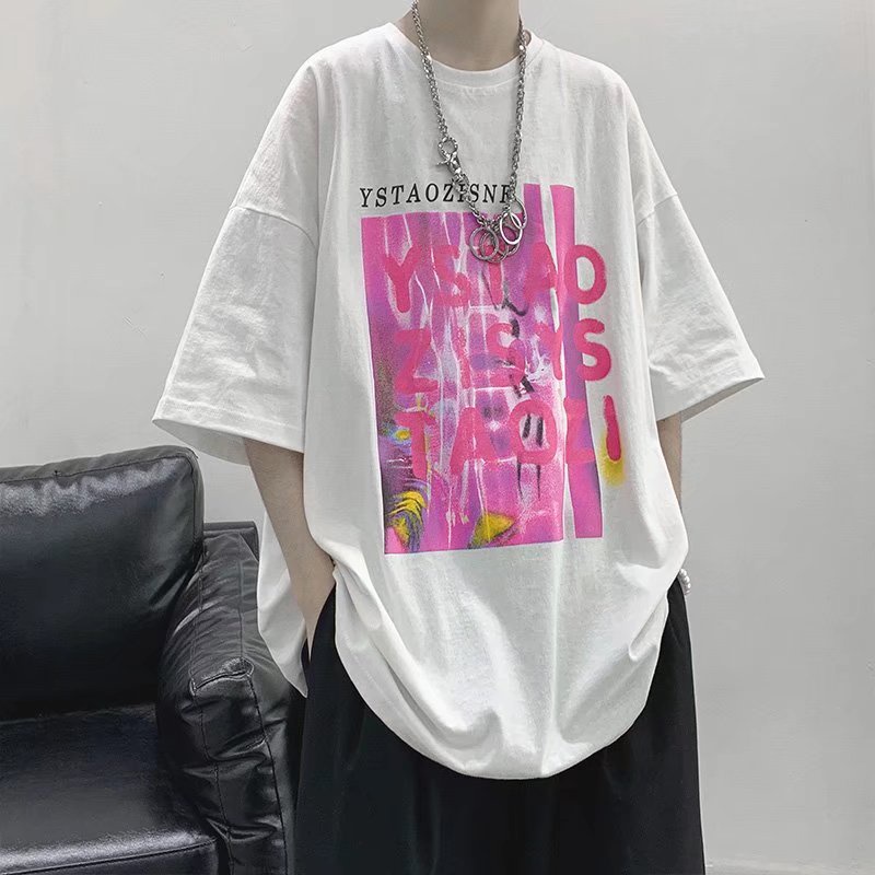 Áo Thun Tay Ngắn Thời Trang Phong Cách Hàn Năng Động Cho Nam size M-8XL